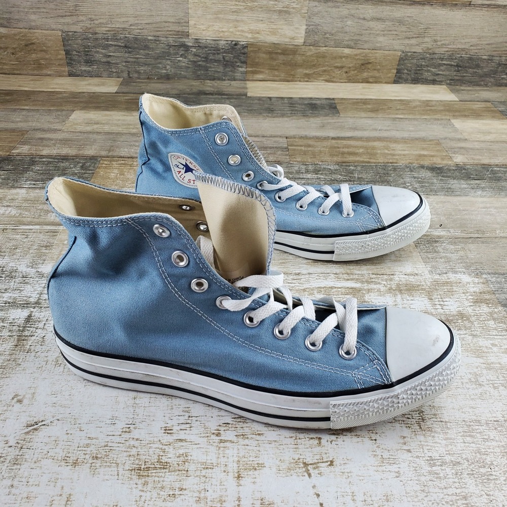 Converse Chuck Taylor All Star Hi Mens Shoes Sz 10.5 Light Blue Sneaker